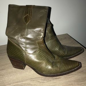 Women’s GUESS Ankle Cowgirl Boots